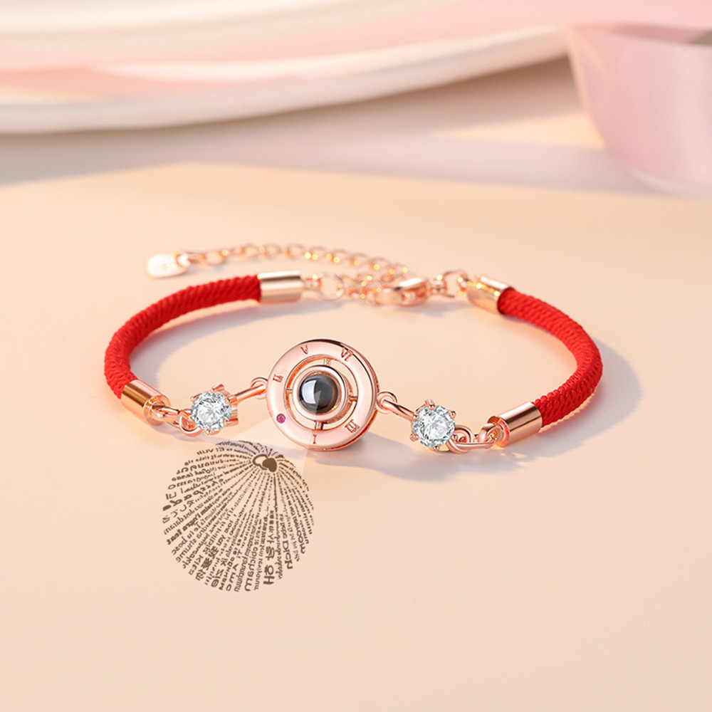 Couple Projection Bracelet Personalized Student Gift