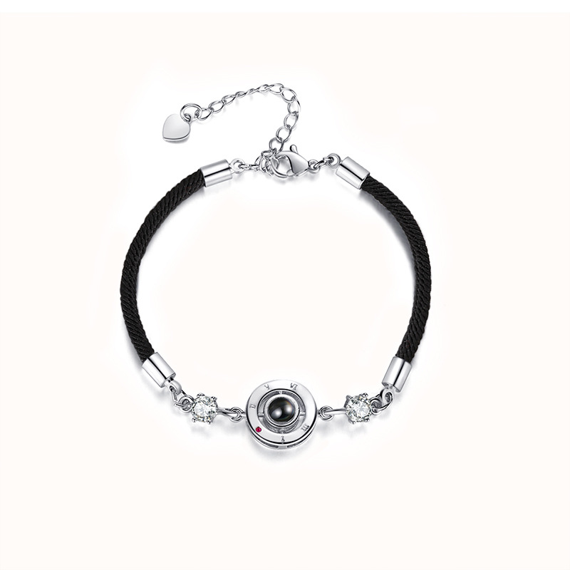 Couple Projection Bracelet Personalized Student Gift