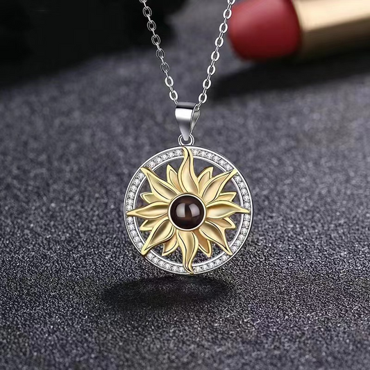 Custom Projection Necklace for Women Fashionable Personalized Pendant with Hidden Message