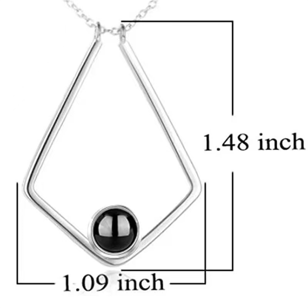 Personalized 100 Languages Projection Necklace Romantic Gift