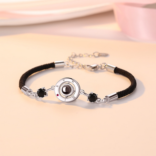 Couple Projection Bracelet Personalized Student Gift
