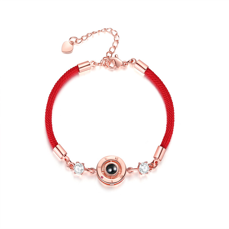Couple Projection Bracelet Personalized Student Gift