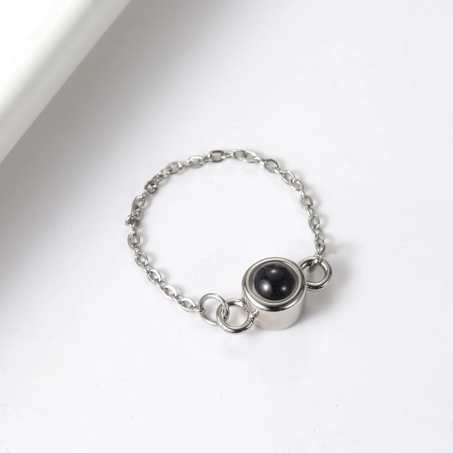 Personalized Photo Projection Ring for Women Custom Jewelry Gift