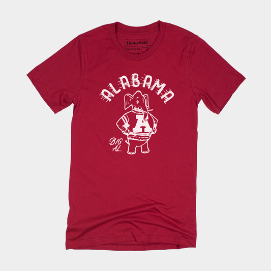 Vintage Alabama Big Al Crimson Tee