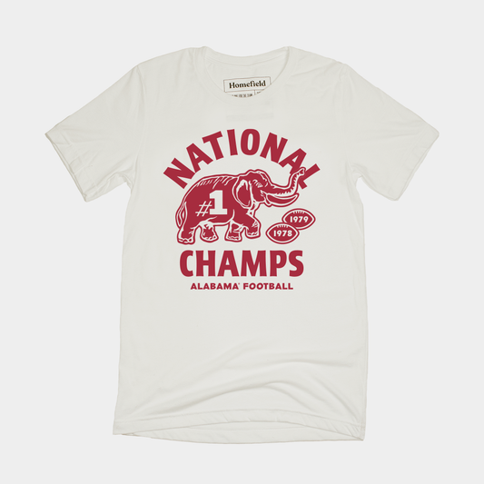 Alabama Football 1978 and 1979 Champs Tee