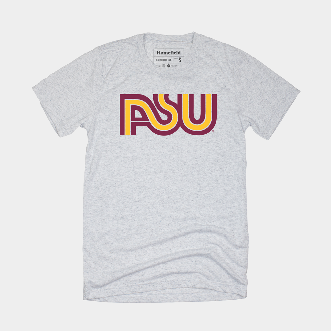1970s "ASU" Logo Tee