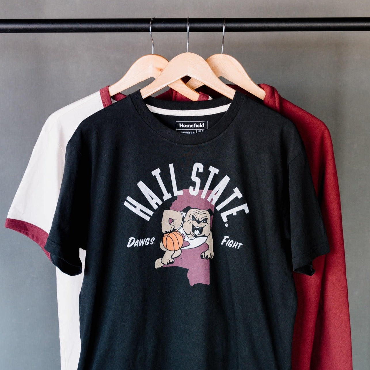 MSU "Hail State" Retro Basketball Tee