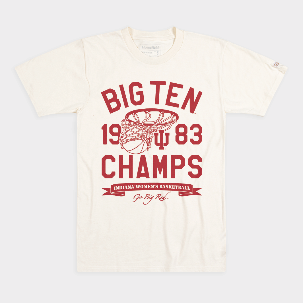 Indiana Women's Basketball 1983 Big Ten Title Tee