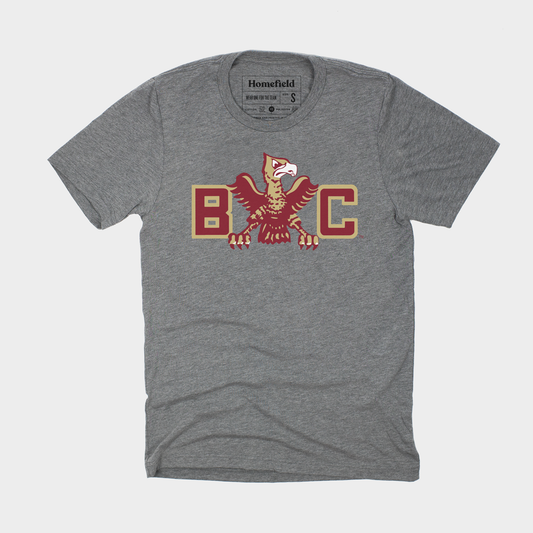 Vintage Boston College 1950s BC Logo Tee