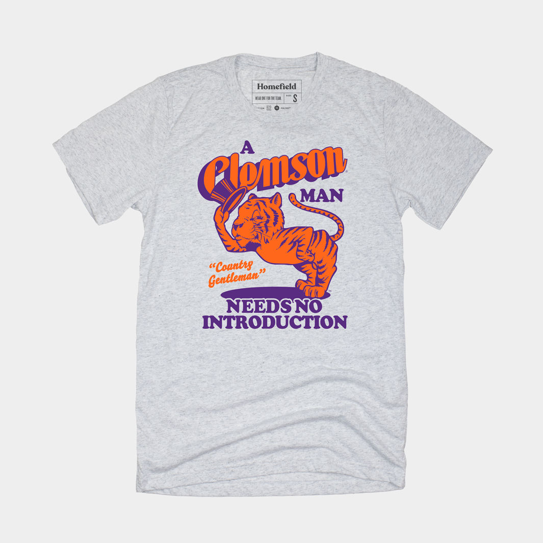 Retro “A Clemson Man Needs No Introduction” Tee