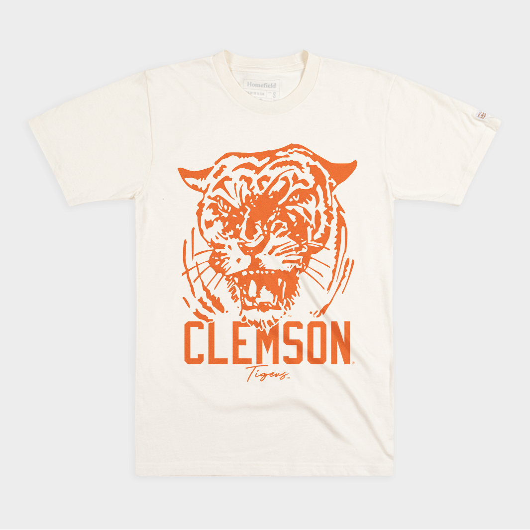 Clemson Tigers Retro Illustration Tee