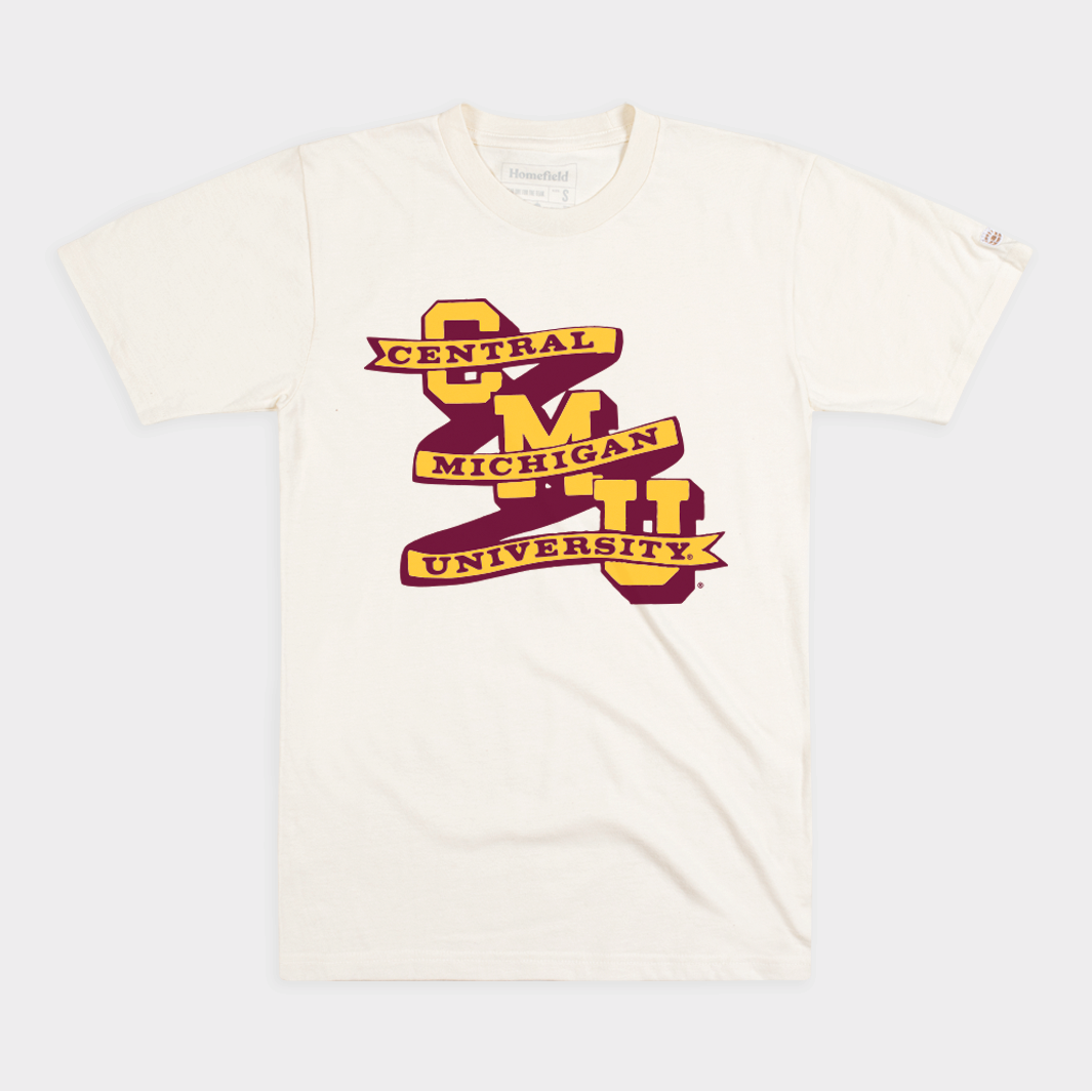 Central Michigan Vintage Logo Tee