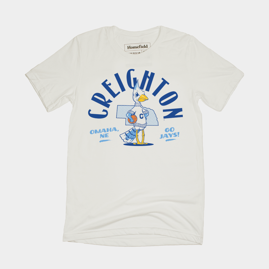 Retro Creighton Bluejays Basketball Tee