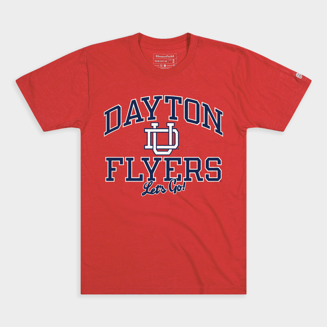 Dayton Flyers Monogram "Let's Go!" Tee