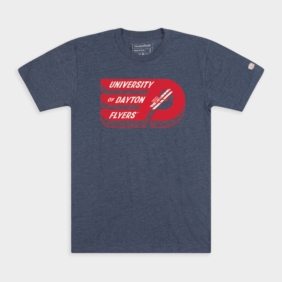 Dayton Flyers 1974 Vintage Logo Tee