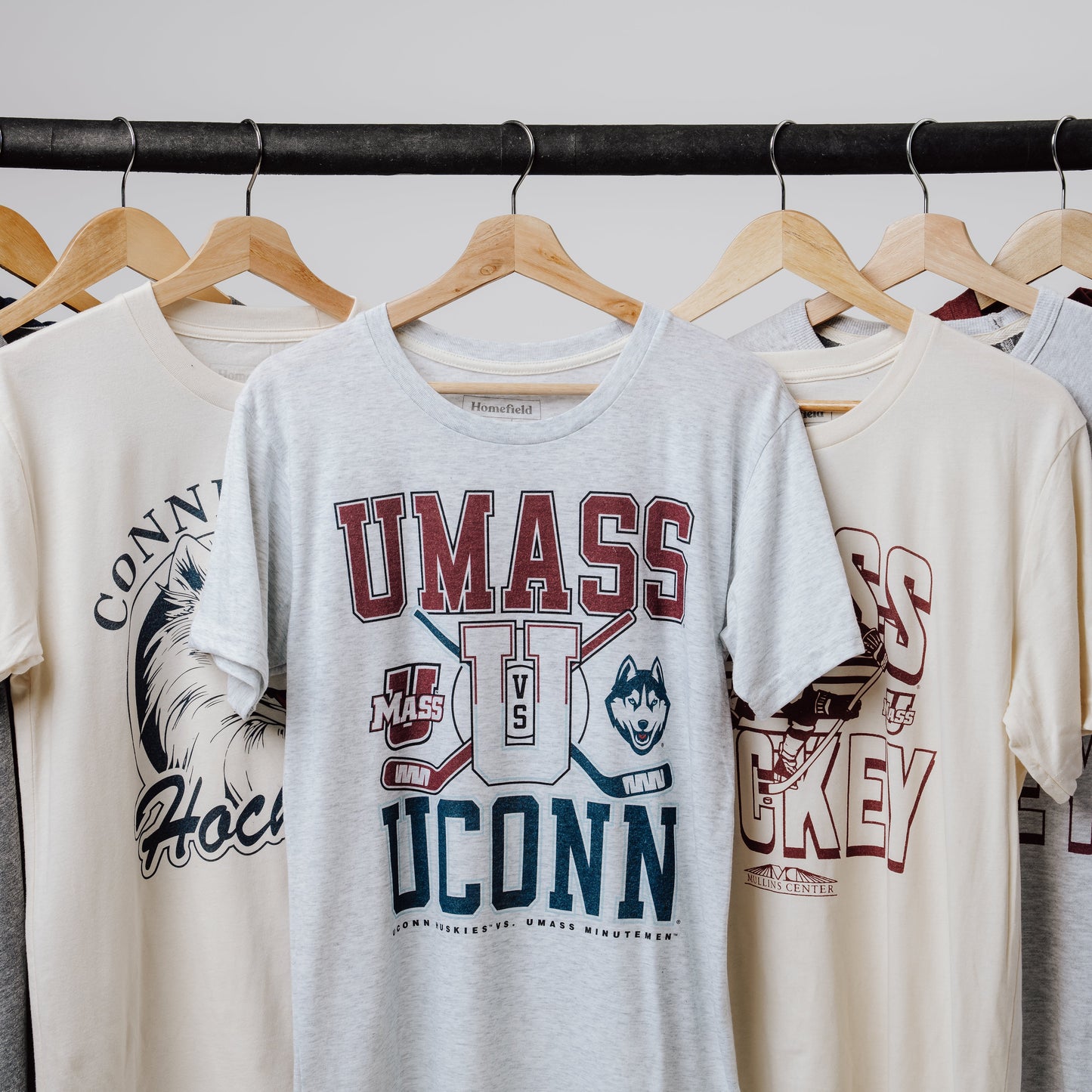 UMass vs. UConn Hockey "U" Game Tee