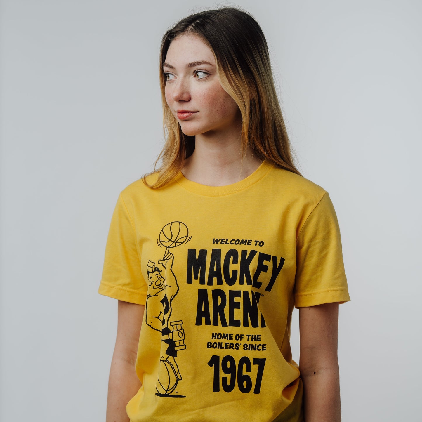 Vintage 1970s Purdue Pete Mackey Arena Tee