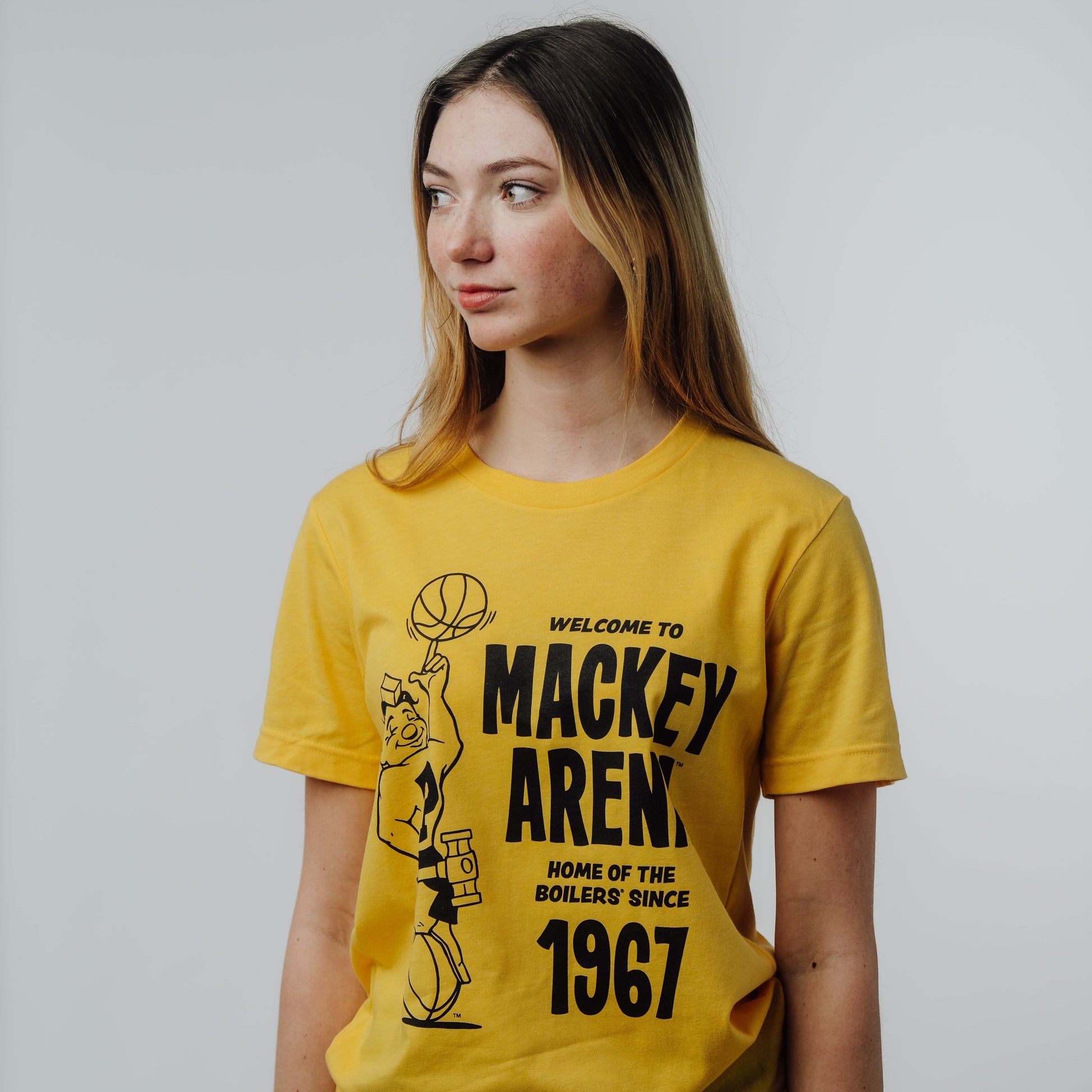 Vintage 1970s Purdue Pete Mackey Arena Tee