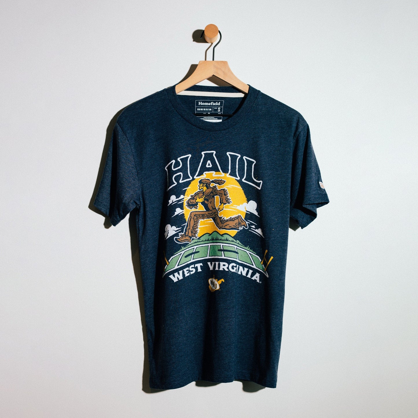 "Hail West Virginia" Mountaineers Football Tee