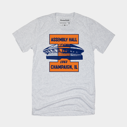 Vintage Assembly Hall Illustration Tee