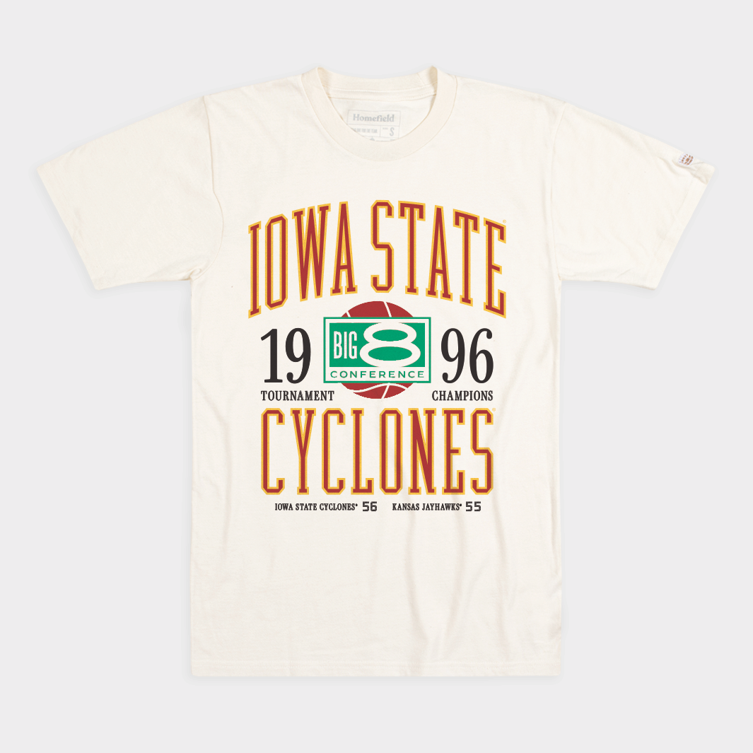 Iowa State 1996 Big 8 Basketball Champs Tee