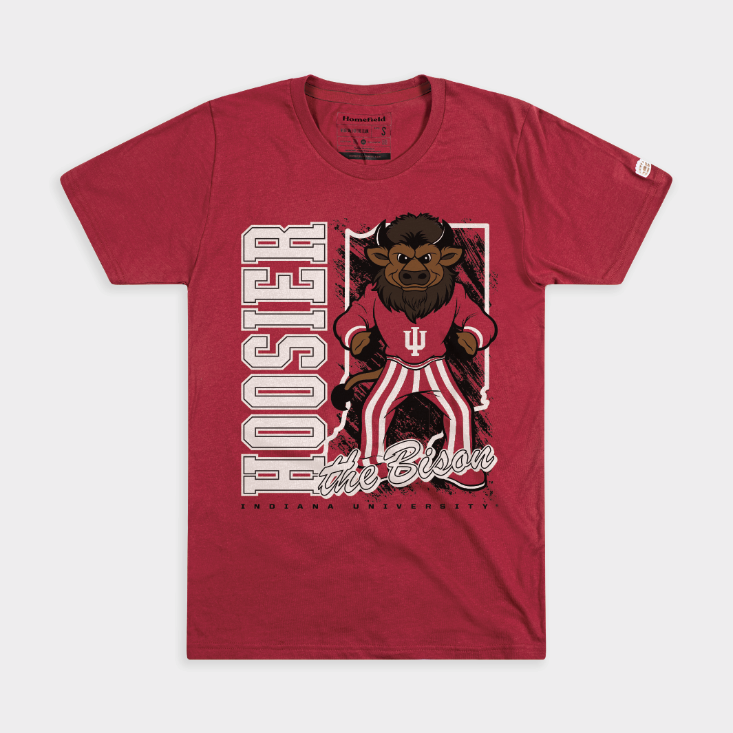 IU Hoosier the Bison Mascot Celebration Tee