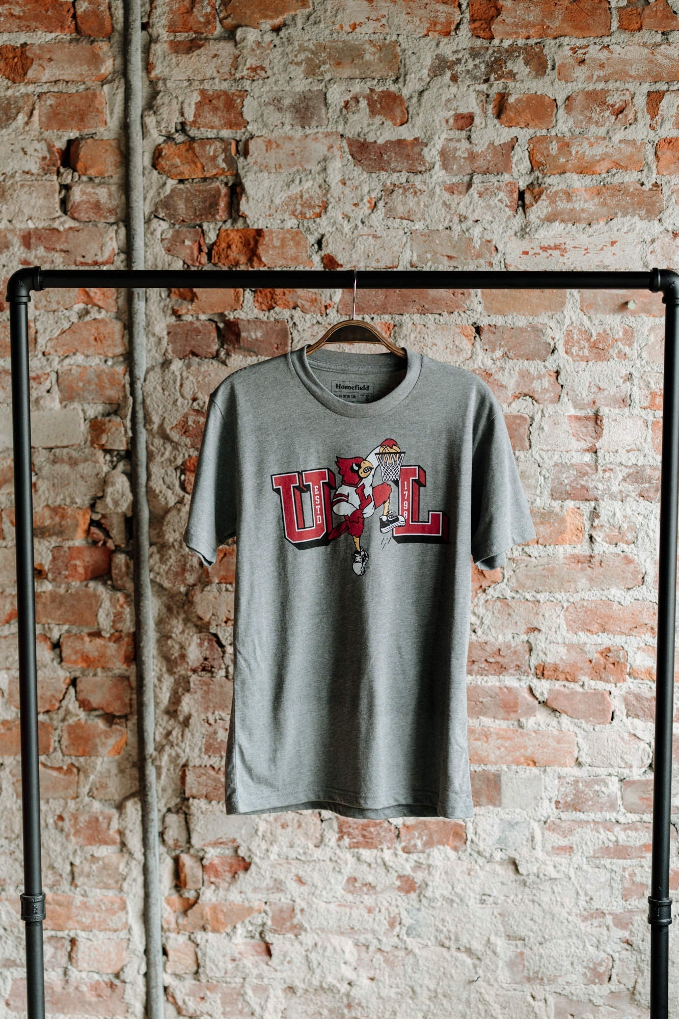 Louisville Dunking Cardinal Tee