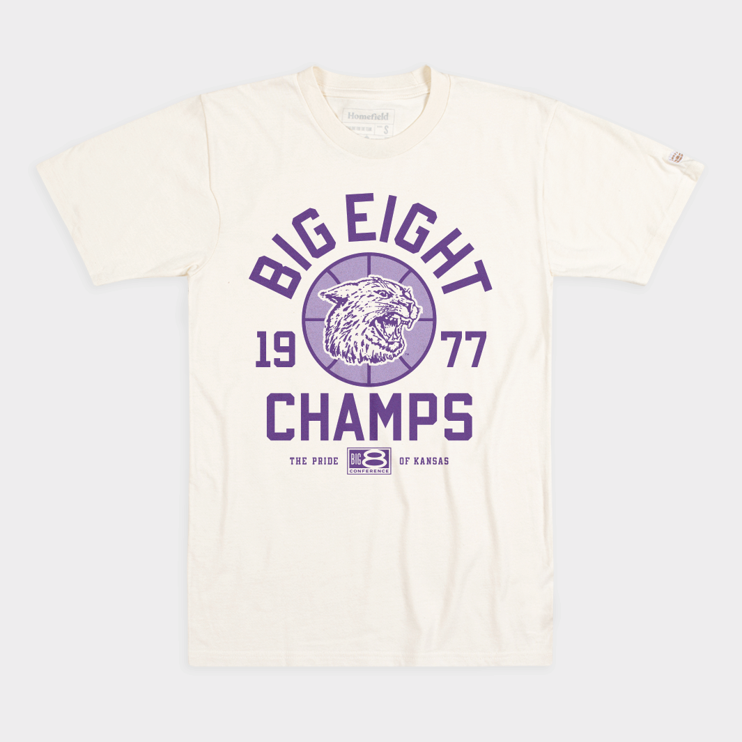 K-State Basketball 1977 Big Eight Champions Tee