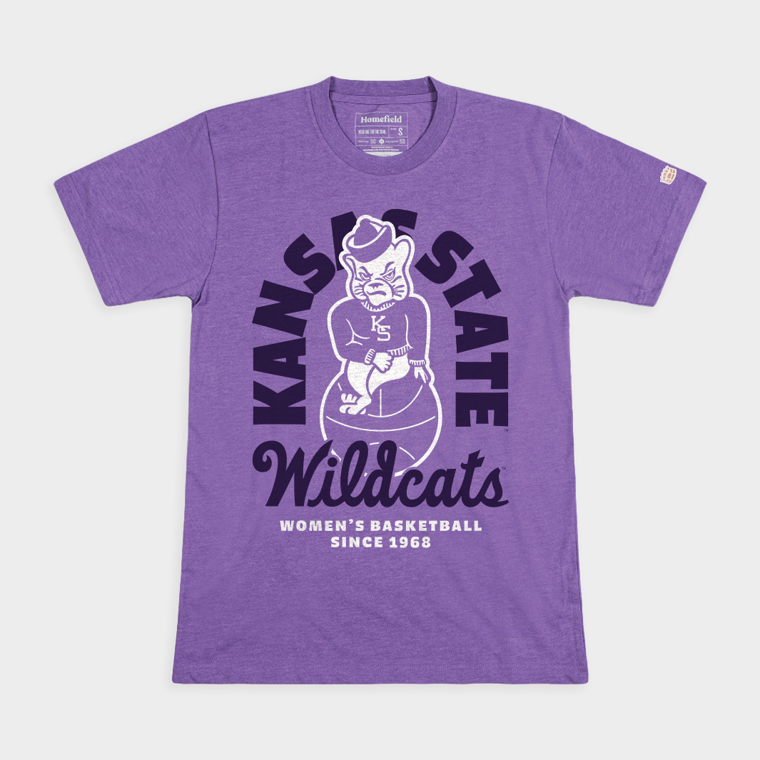 K-State Wildcats Women's Basketball 1968 Tee