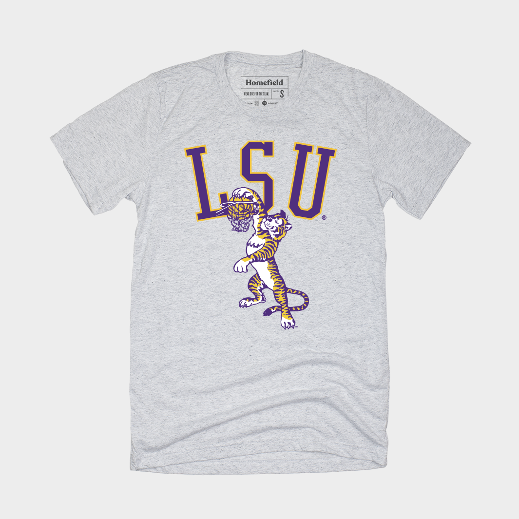 Vintage LSU Dunking Tiger Basketball Tee