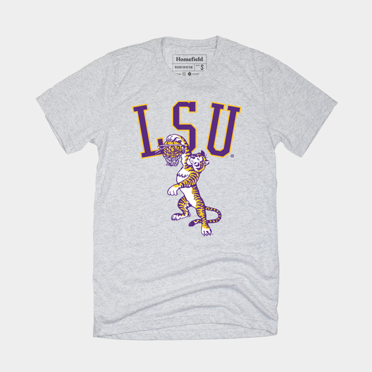 Vintage LSU Dunking Tiger Basketball Tee