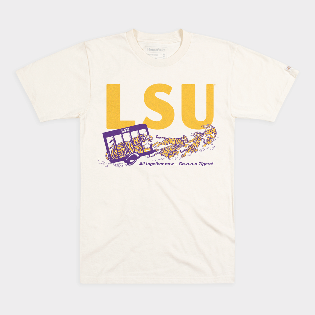 LSU Tigers "All Together Now" Football Tee