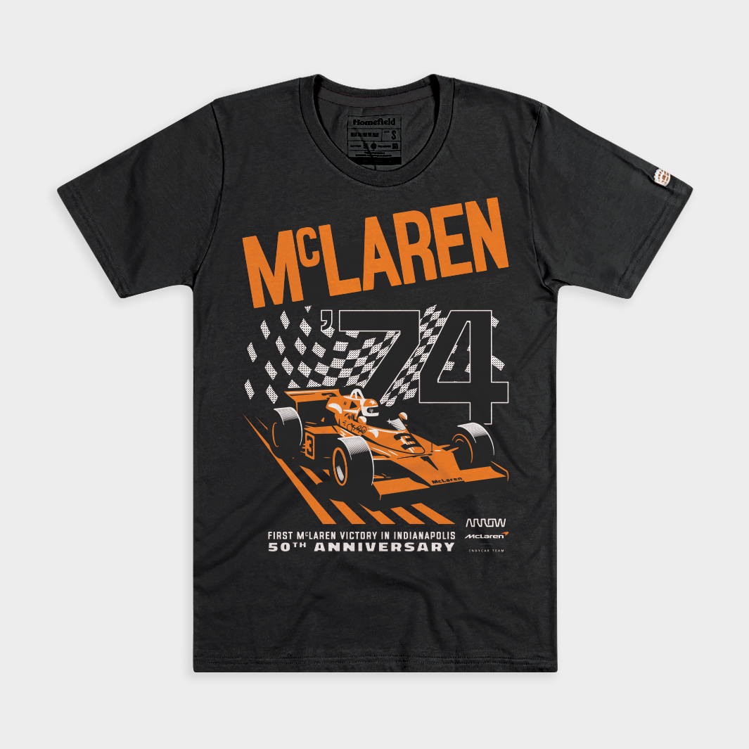McLaren 1974 Johnny Rutherford Retro Tee