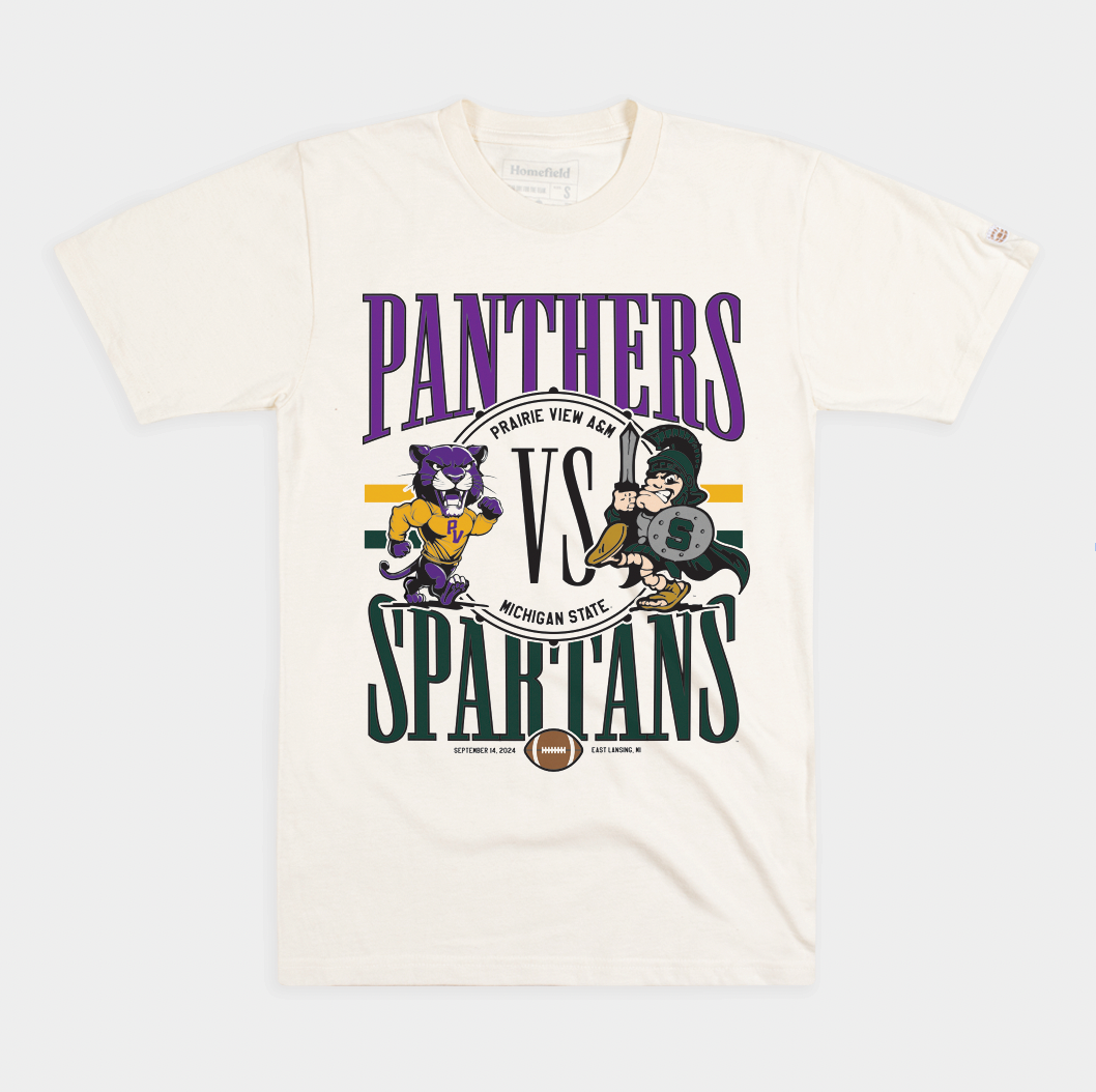 Prairie View vs. Michigan State Retro Commemorative Tee