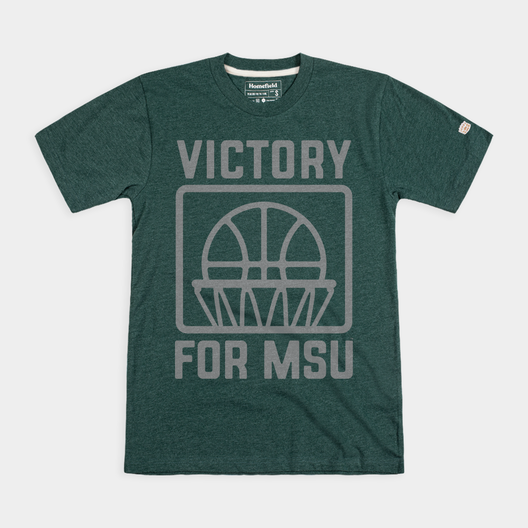 "Victory for MSU" Basketball Tee