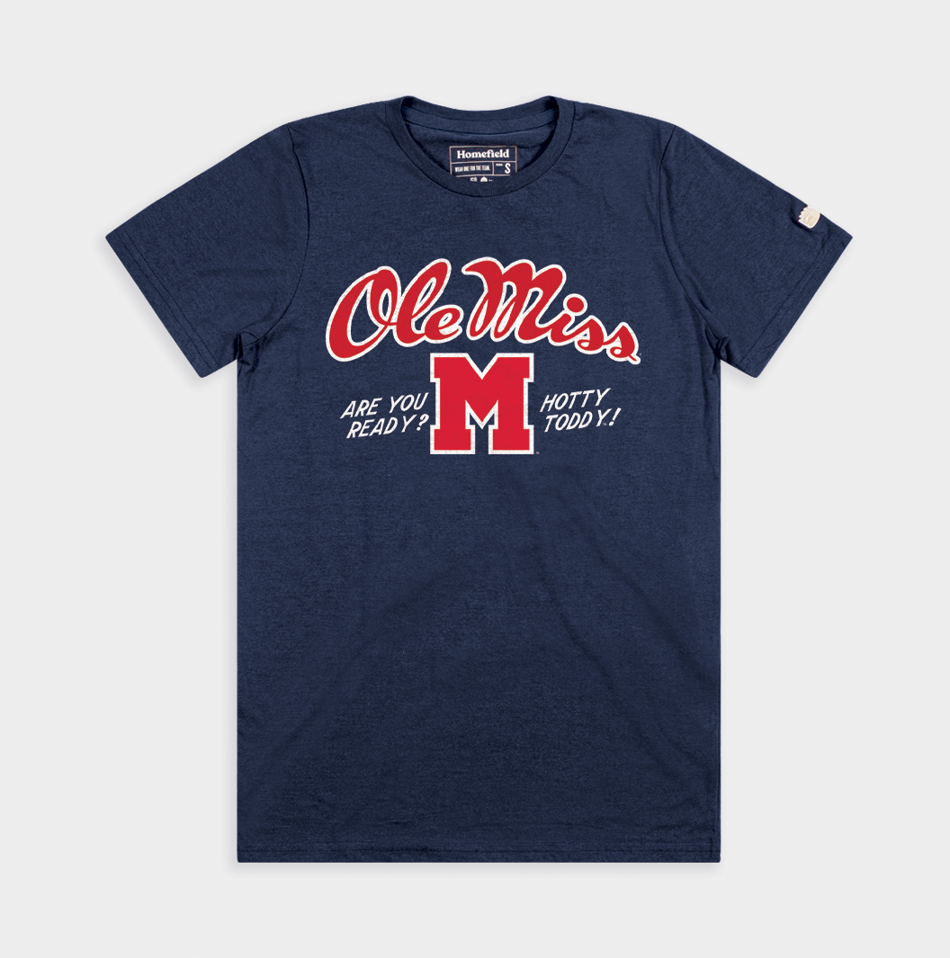 Ole Miss Midcentury Logo Hotty Toddy Tee