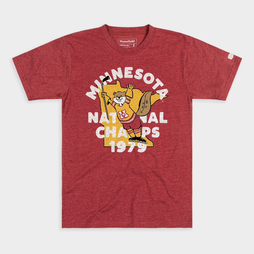 Minnesota 1979 National Champs Hockey Vintage Tee