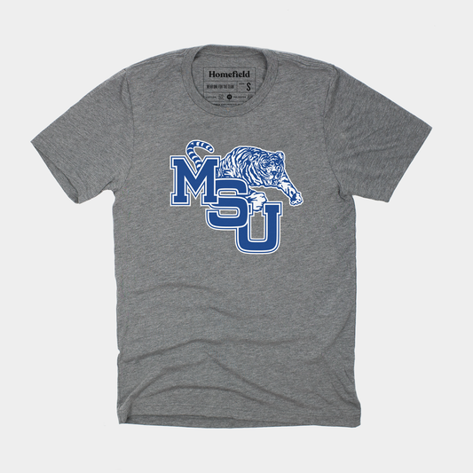 Vintage MSU Tigers Logo Tee