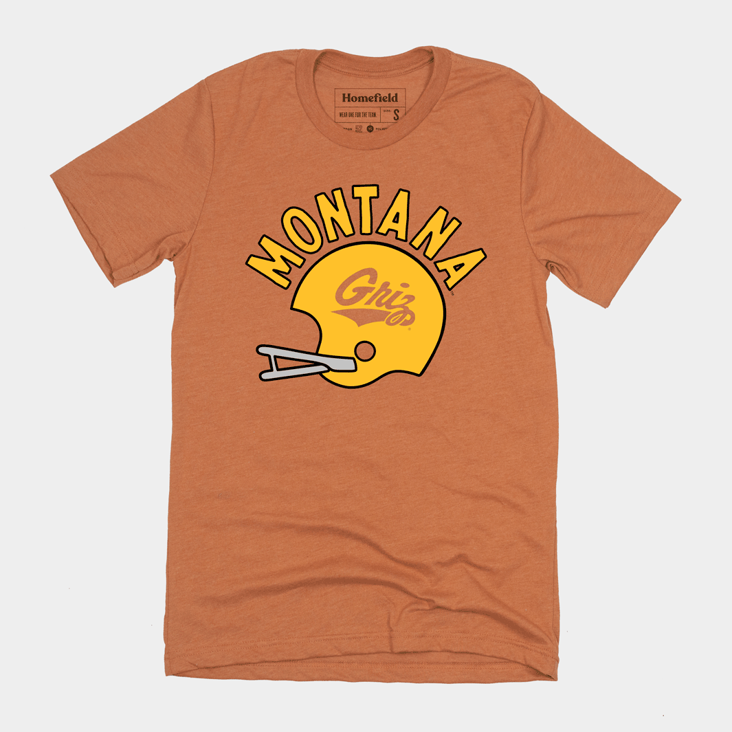 Vintage Montana Football Helmet Tee