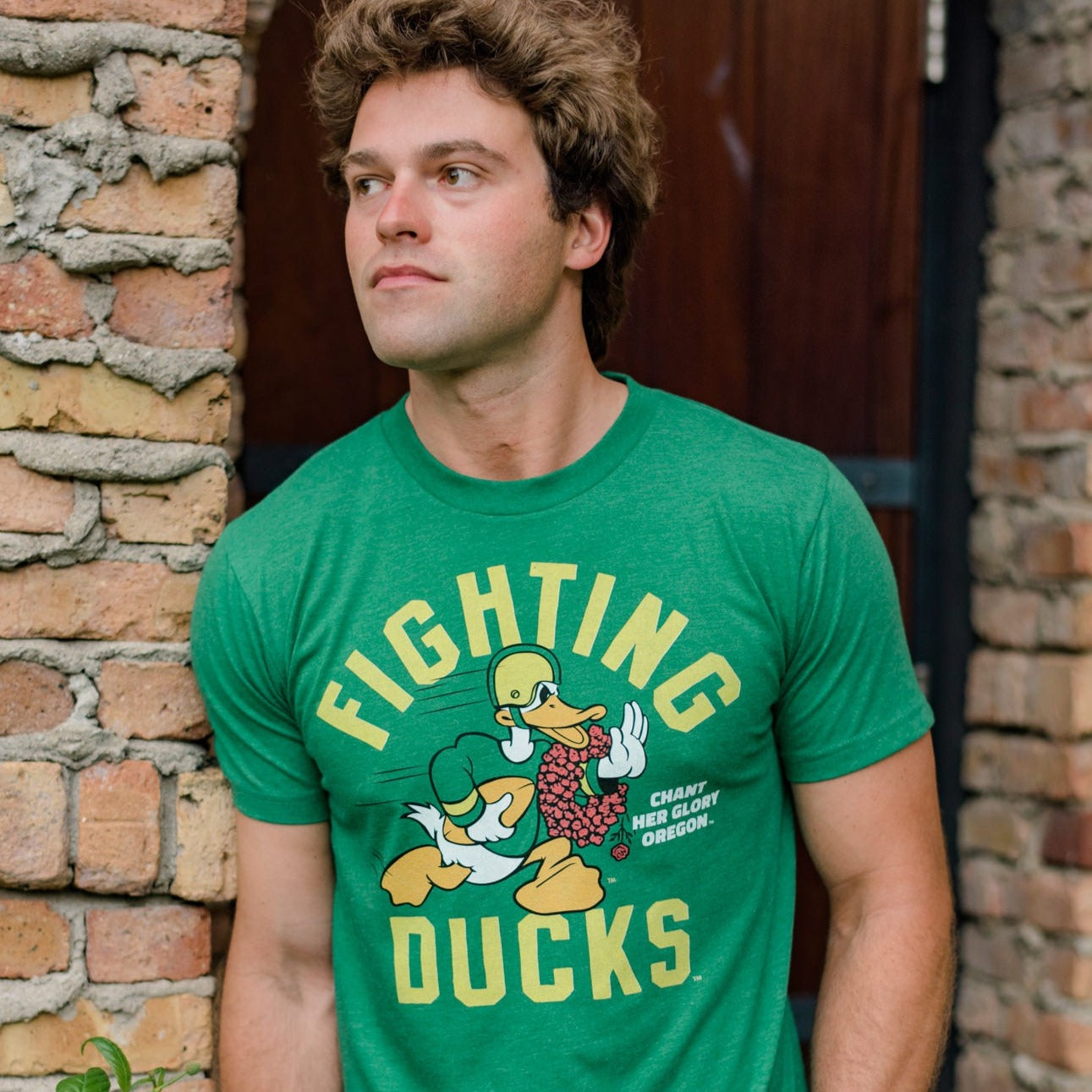 Oregon Football Vintage Fighting Ducks Tee