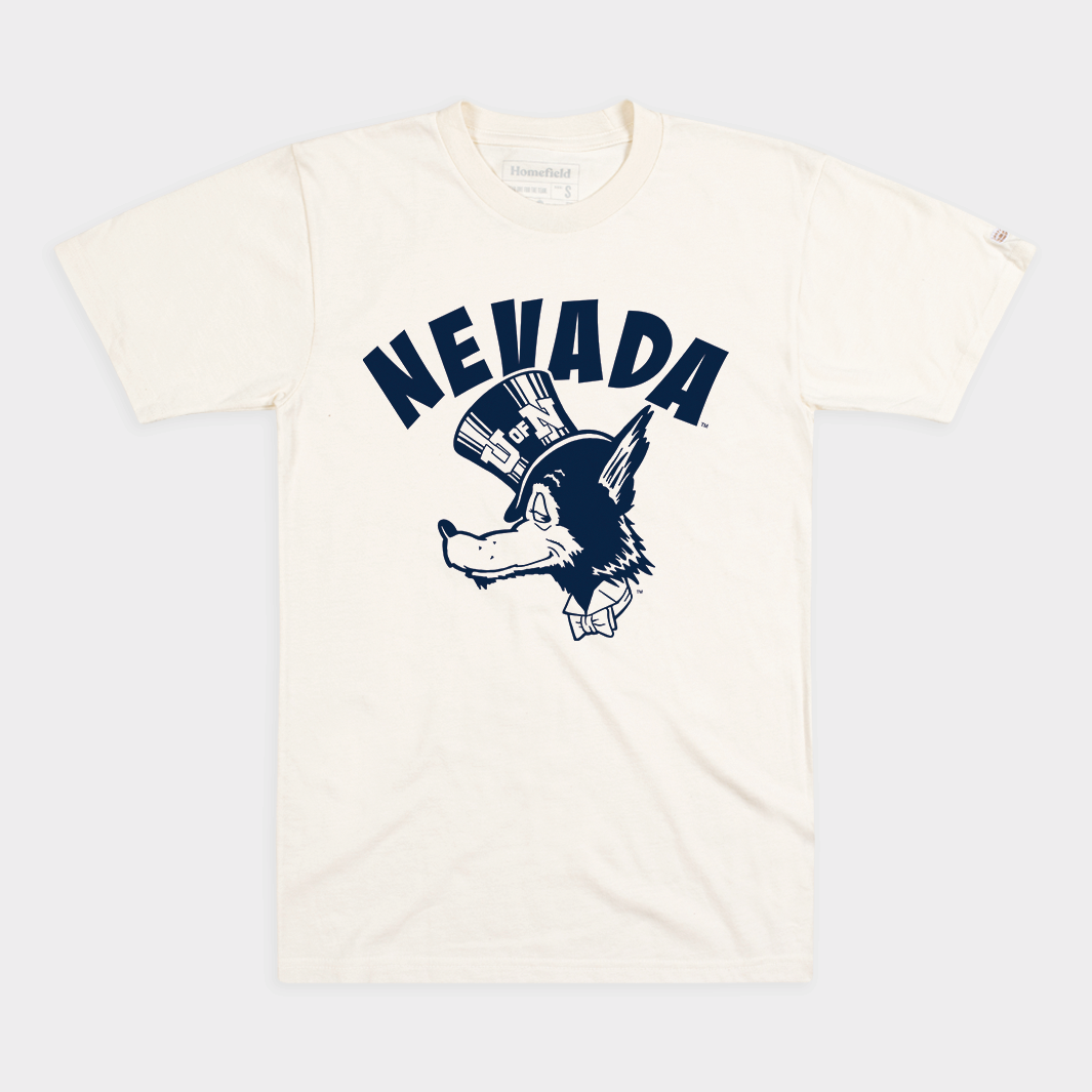 Nevada Vintage Top Hat Wolf Tee