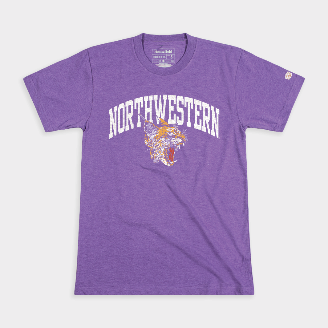 Northwestern Wildcats Roaring Tee