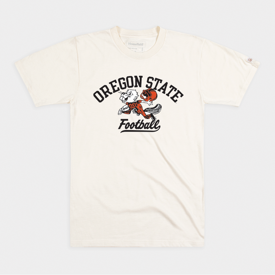Oregon State Beavers Vintage Mascot Football Tee