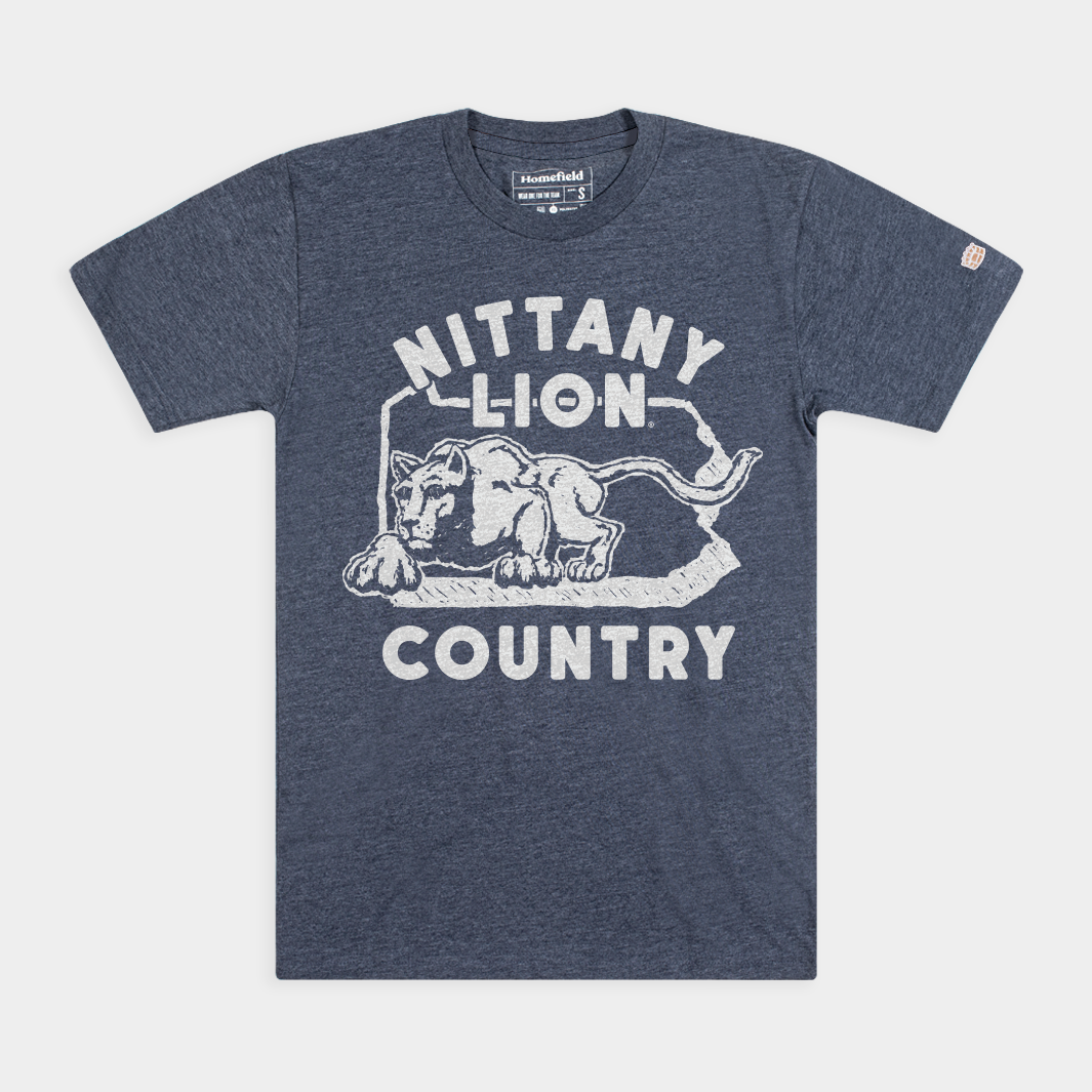 Retro "Nittany Lion Country" Penn State Tee