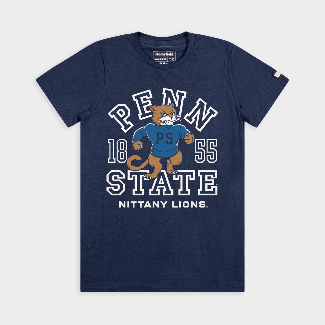 Penn State 1960s Cartoon Mascot Retro Tee