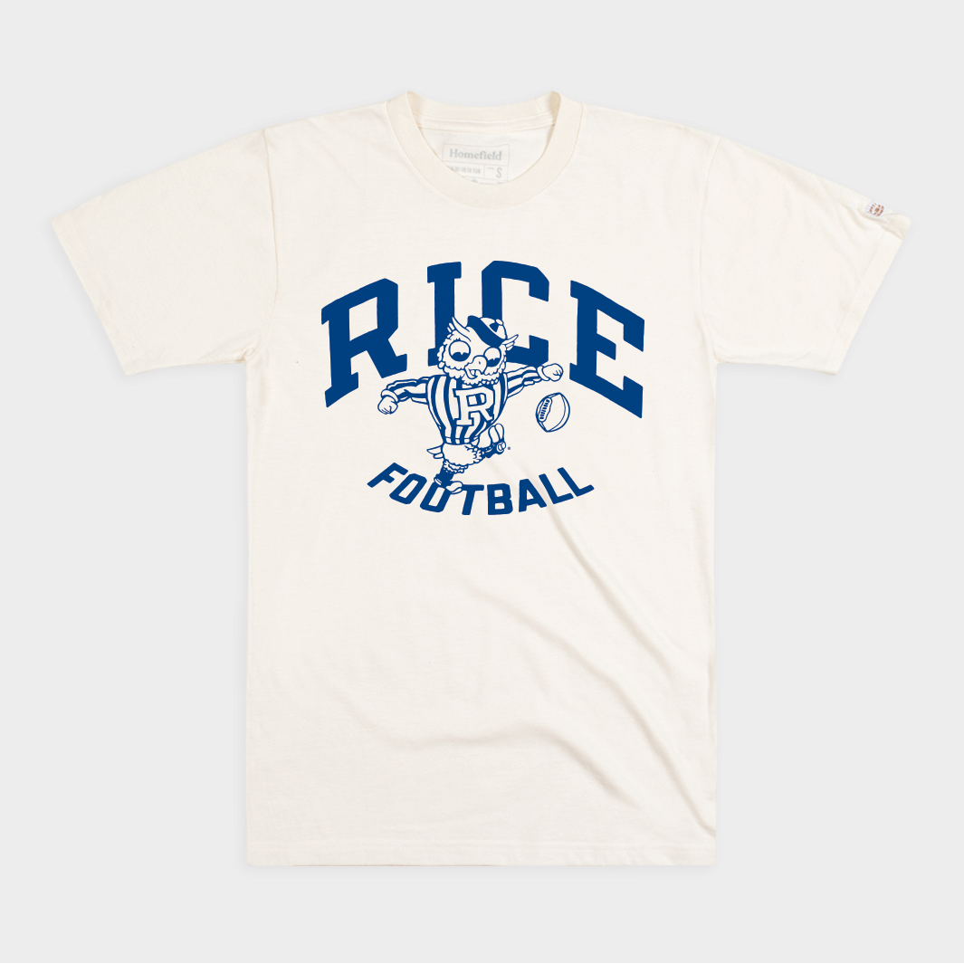 Rice Football Owl Mascot Tee