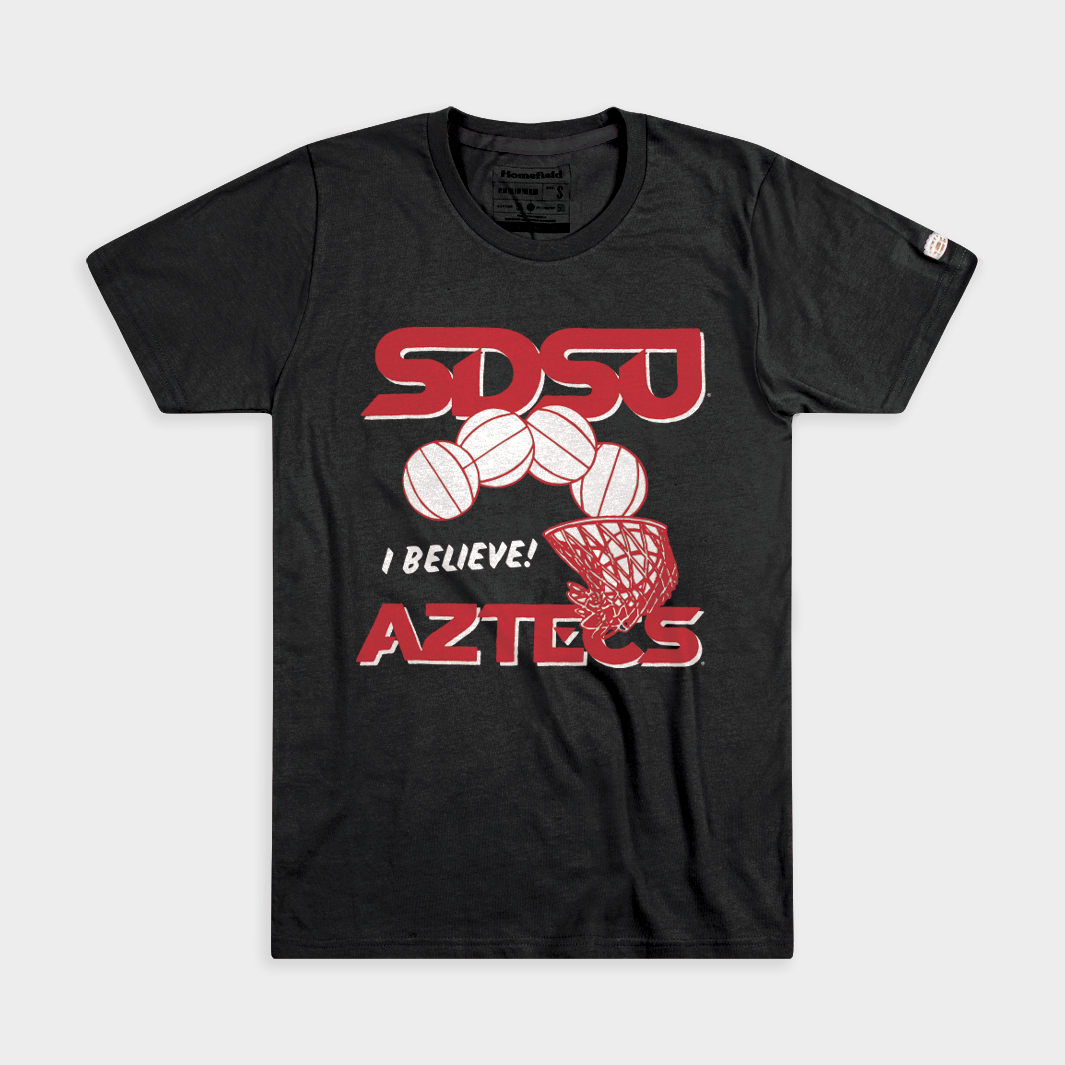 SDSU Aztecs Basketball Retro Tee