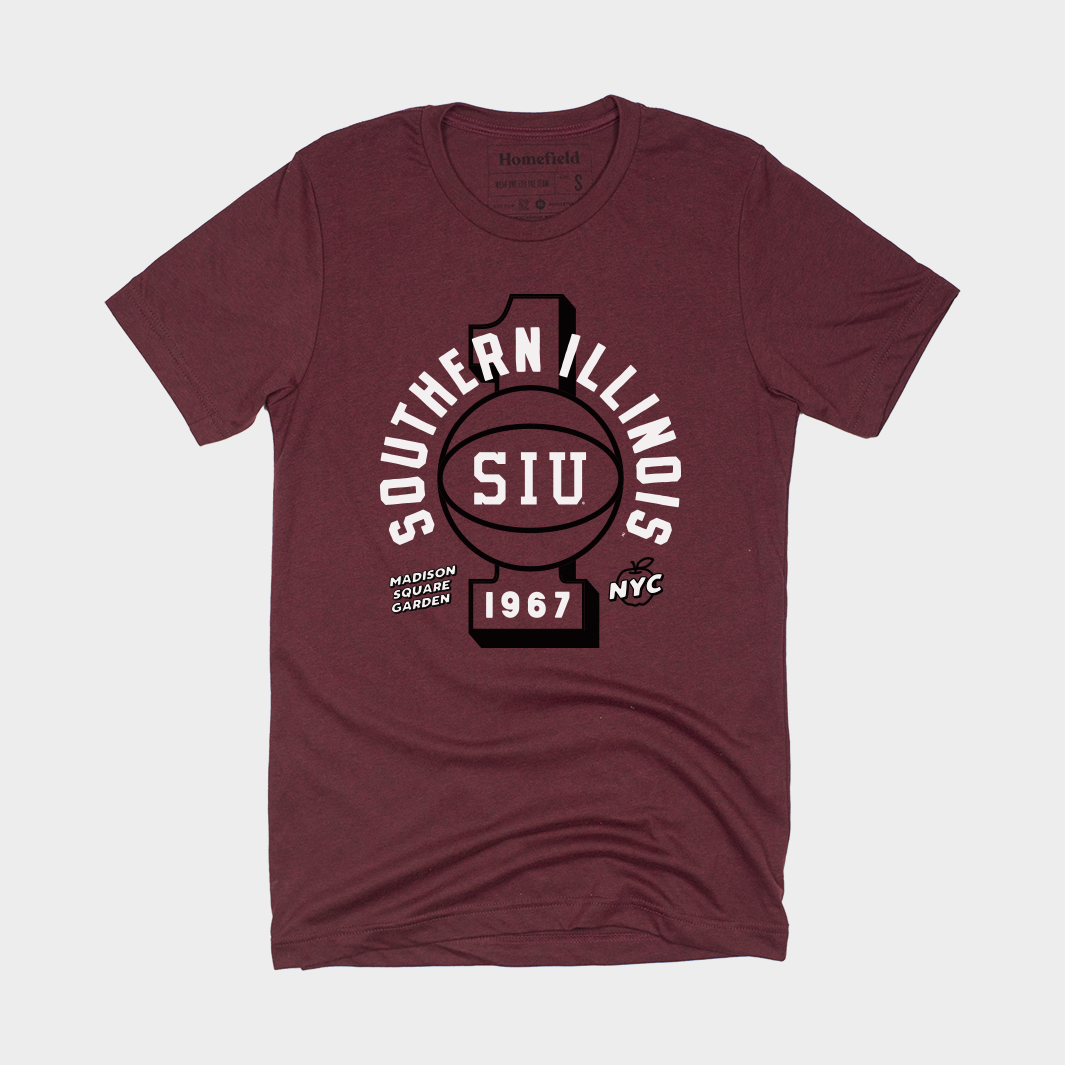 Vintage 1967 Southern Illinois Basketball Tee
