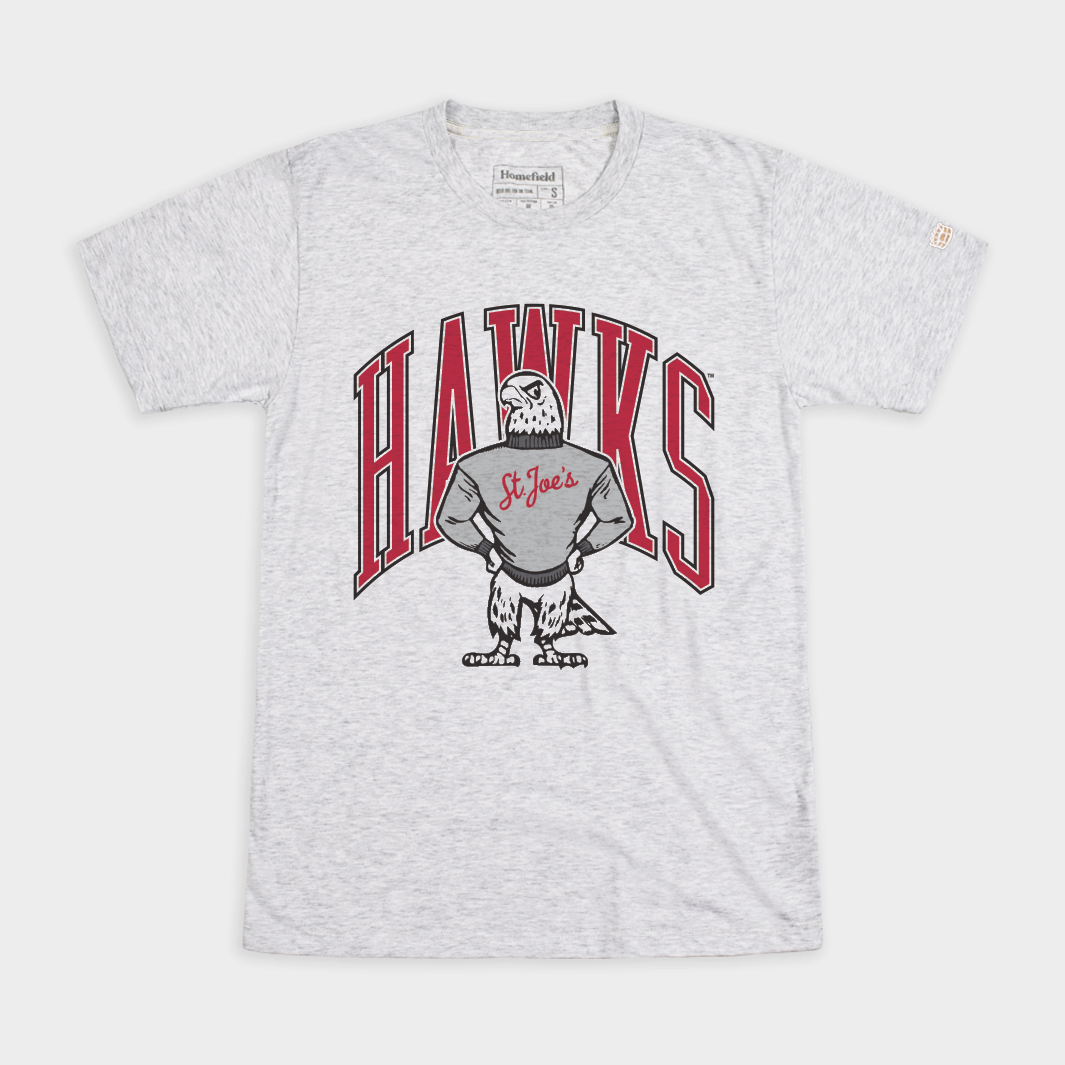 Saint Joseph's Hawks Mascot Retro Tee