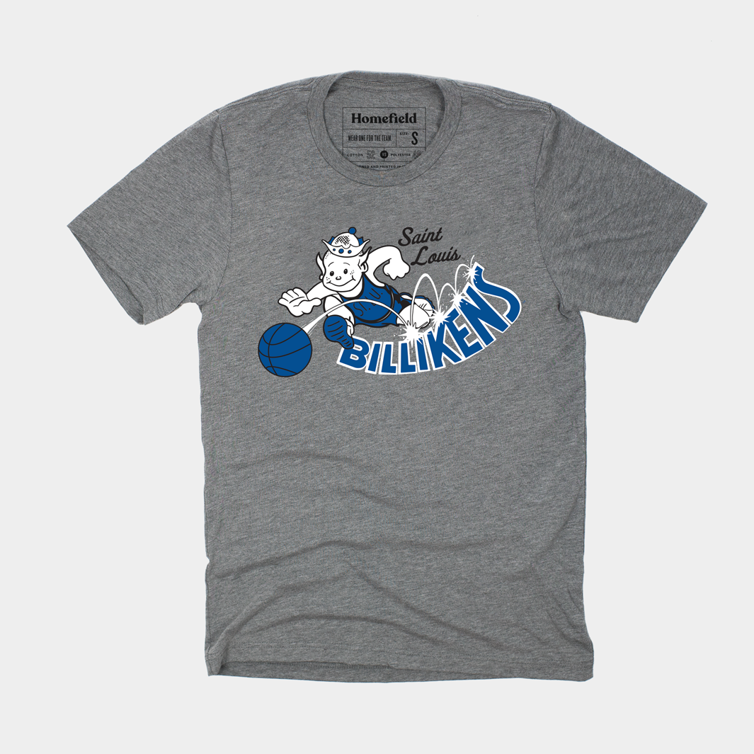 Retro 1960s Basketball Billiken Tee